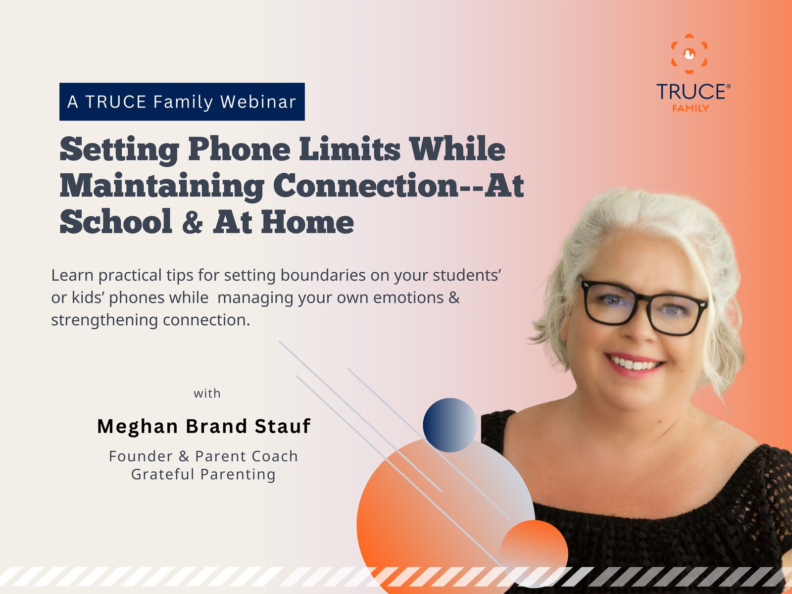 Setting Phone Limits While Maintaining Connection webinar with Meghan Brand Stauf